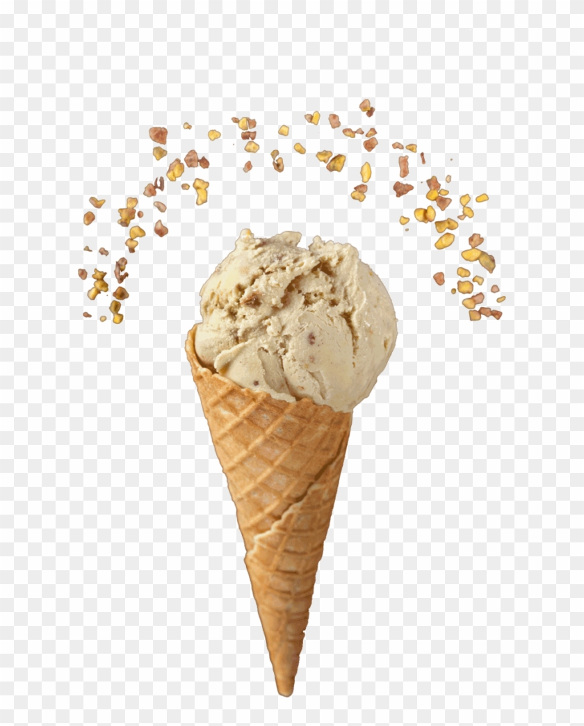 C'est Le Cas De Notre Glace « Figues Et Noix Au Miel - Ice Cream Cone #557434