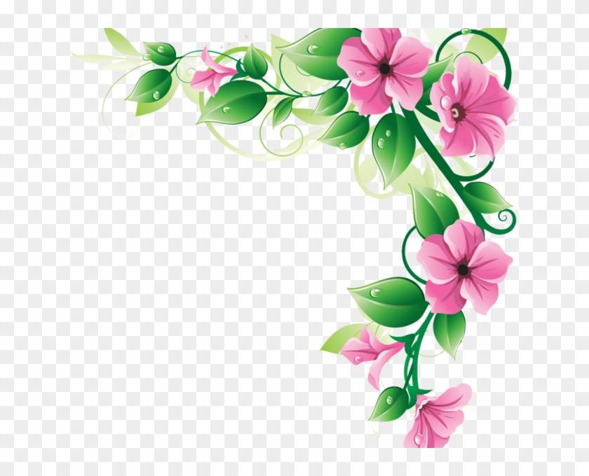 Download Cute Pink Rose Border Clip Art Free - Download Cute Pink Rose Border Clip Art Free #557548