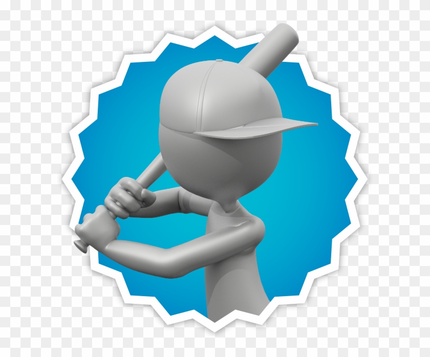 3d Guy Sample Pack Messages Sticker-1 - Cartoon #557557