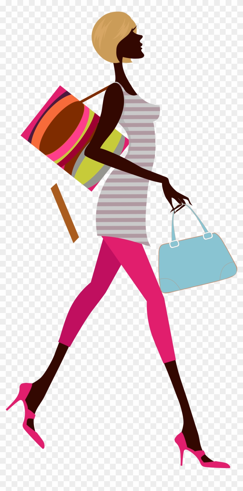 Fashion Woman Model Clip Art - Fashion Woman Model Clip Art #557665