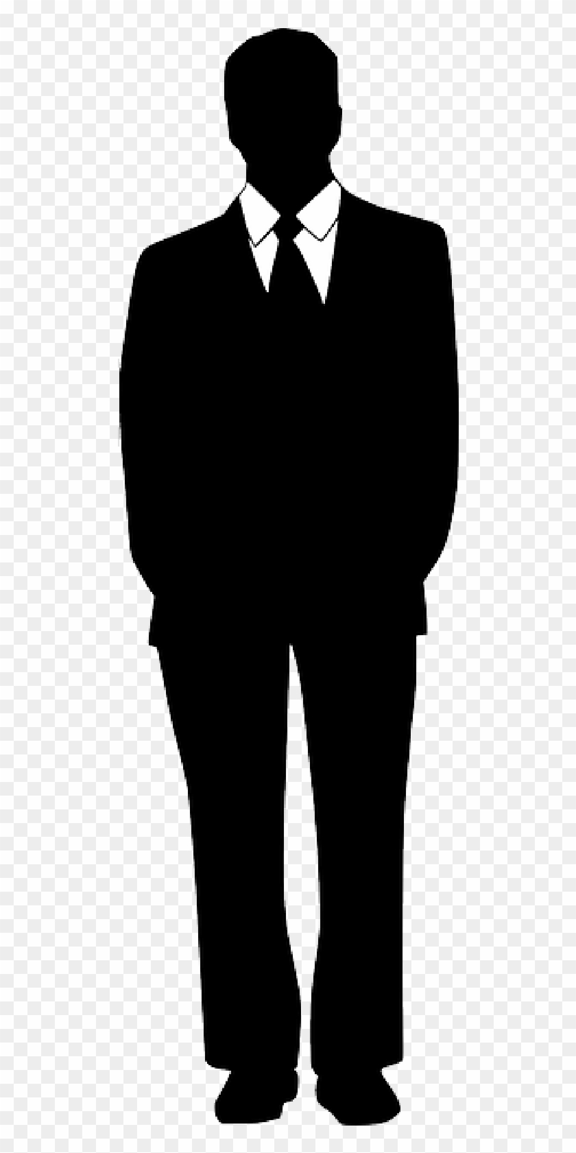 man in suit silhouette png