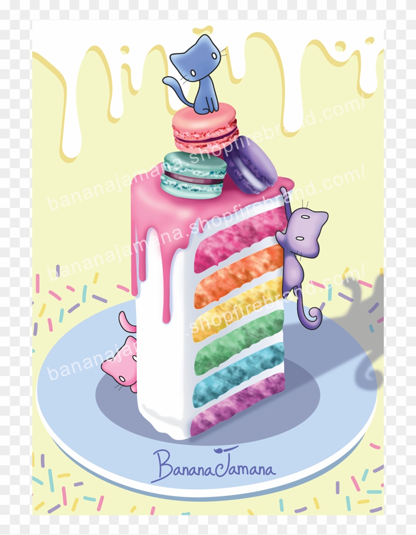 'rainbow Cake' Poster - Cake Poster #557666