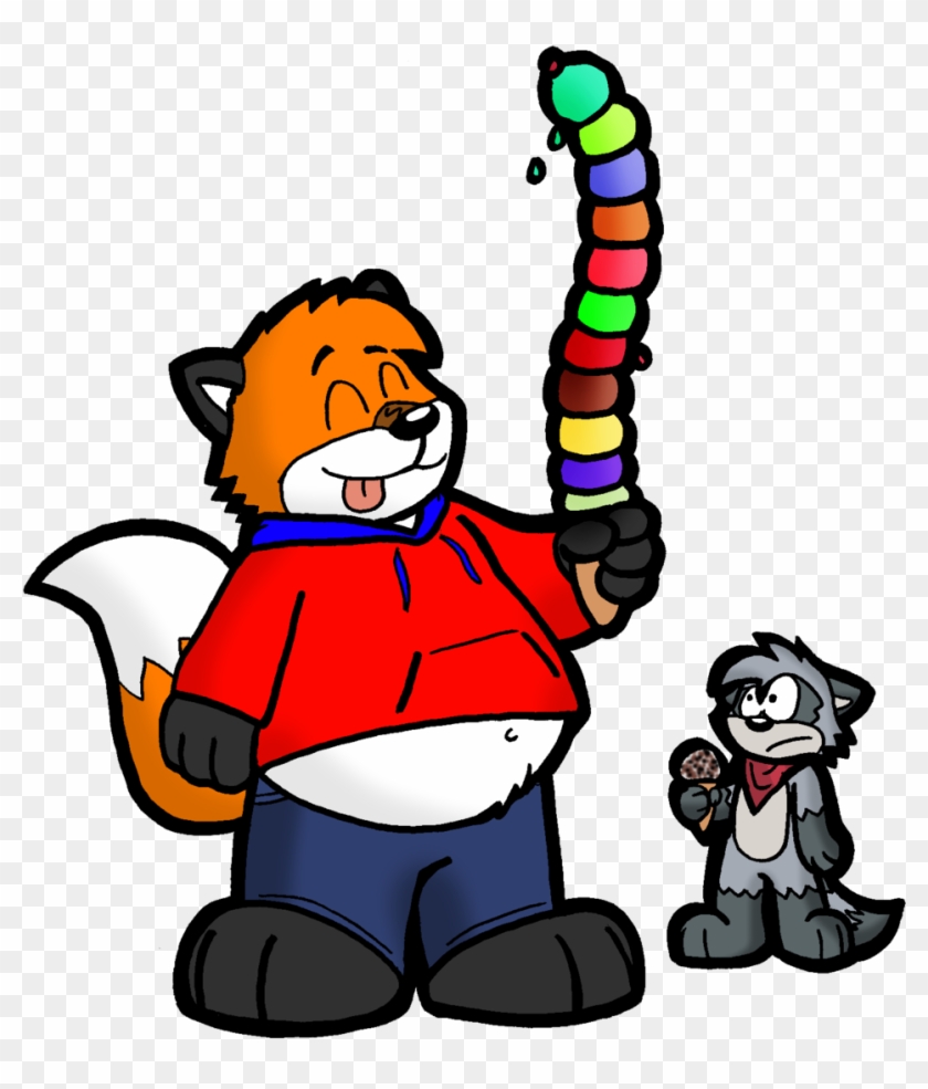 Alex And Rodney Get Ice Cream By Cartcoon - Cartoon #557718
