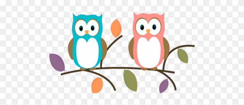 Two Owls Sitting On A Tree Branch Clip Art - Sample Letter Teacher Introduction Parents #557723