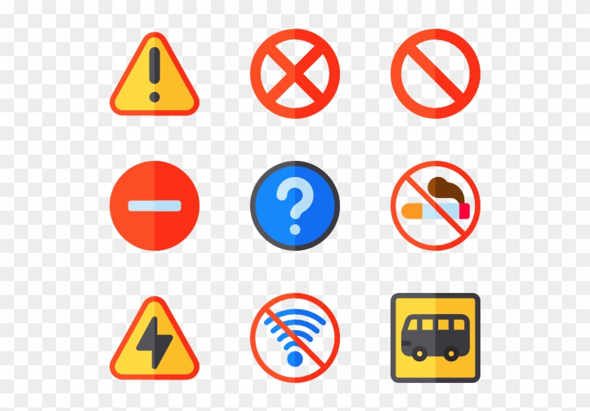 Signal And Prohibitions - Traffic Signs Icon #557740