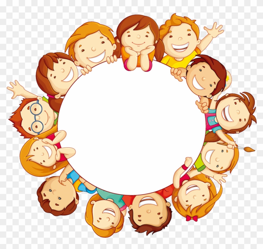 Child Circle Clip Art - Best Friends And Rhymes #557758