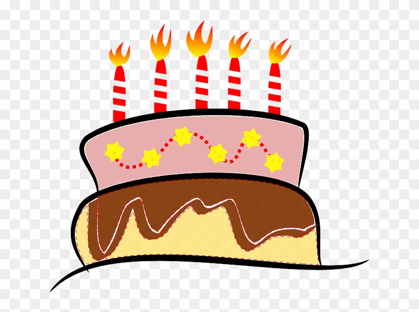 Party Birthday Cake, Candle, Cake, Birthday, Party - Gambar Kue Ulangtahun Kartun #557862