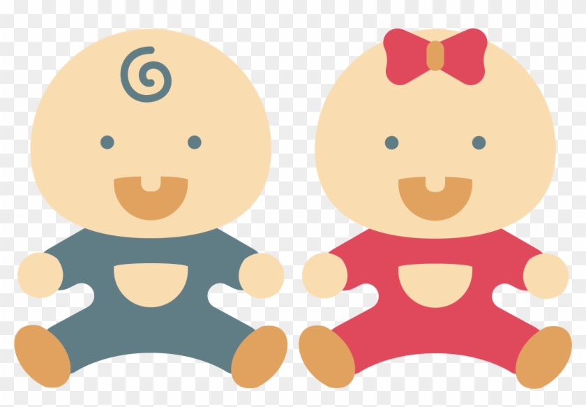 Infant Child Clip Art - Bebe Menino E Menina Png #557911