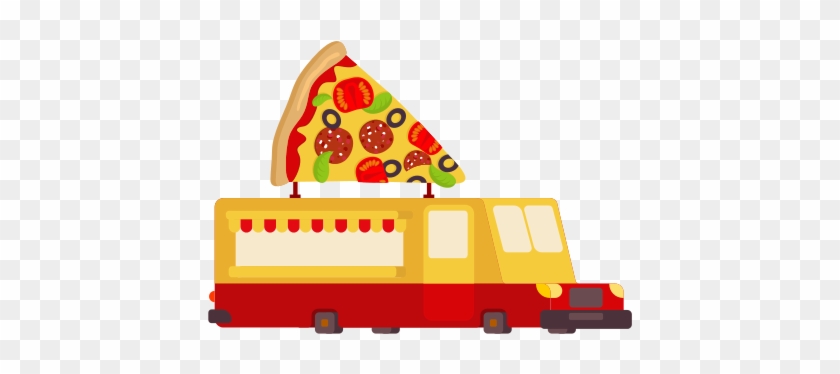 Pizza Car Food Truck - Fast Food #557944