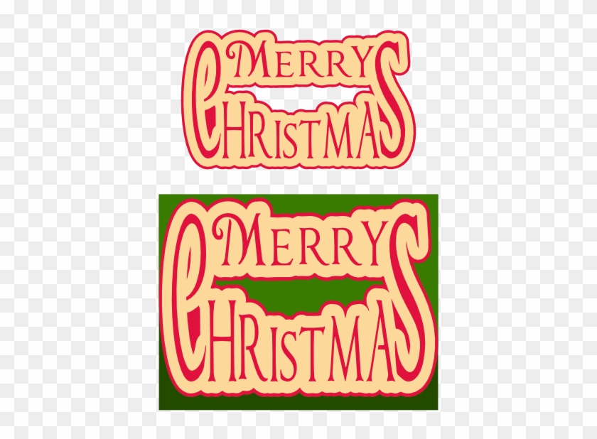 February Images Clip Art - Merry Christmas Title #557966