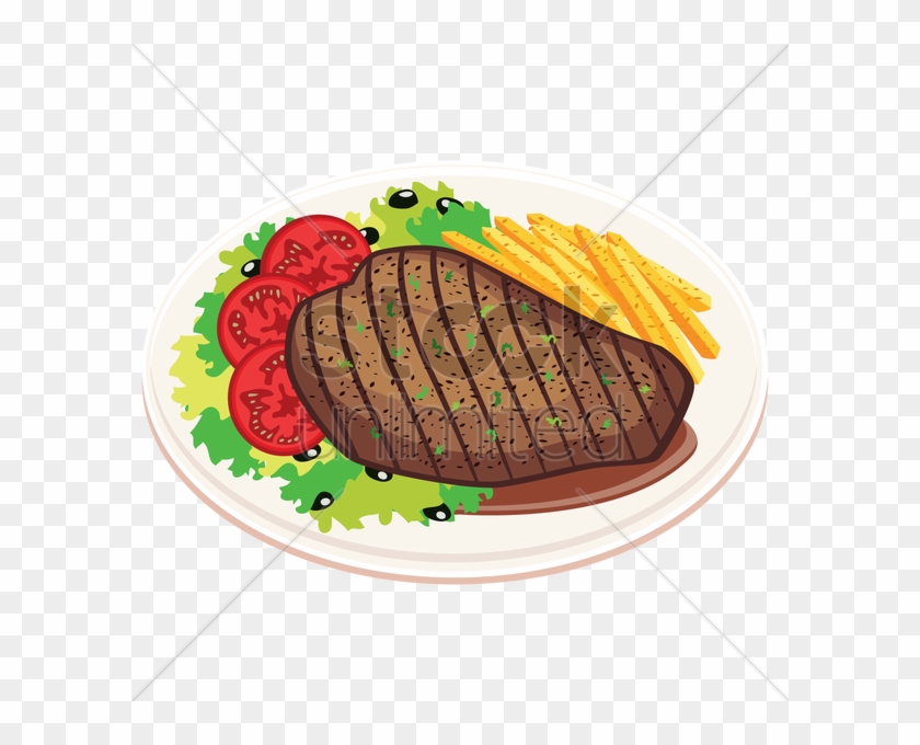 Steak And Fries Clipart - Steak And Fries Clipart #558084
