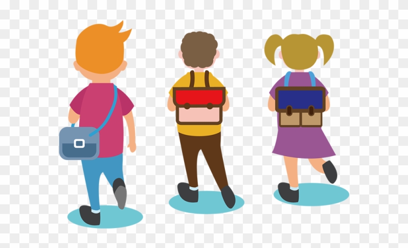 Ir A La Escuela Gratis Png Y Vector - Vector School Student #558090