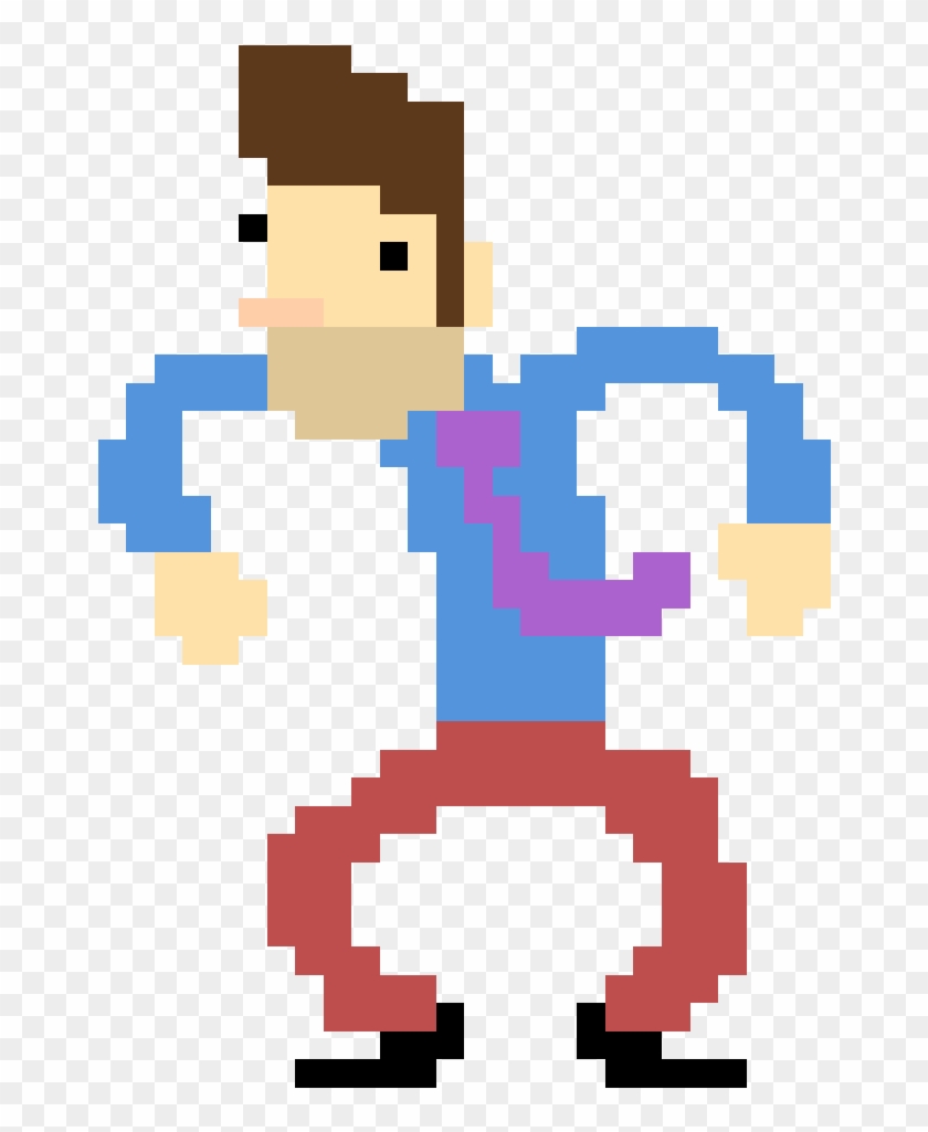 Drawn Pixel Art Gimp - Pixel Art Character Png #558118