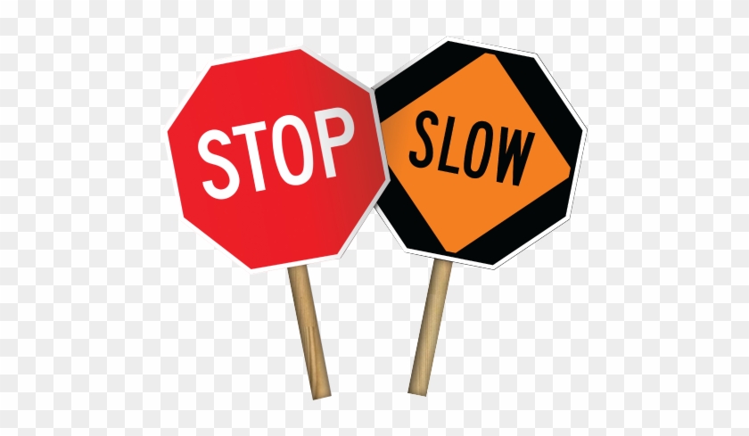 Related Products - Stop And Slow Signs #558139