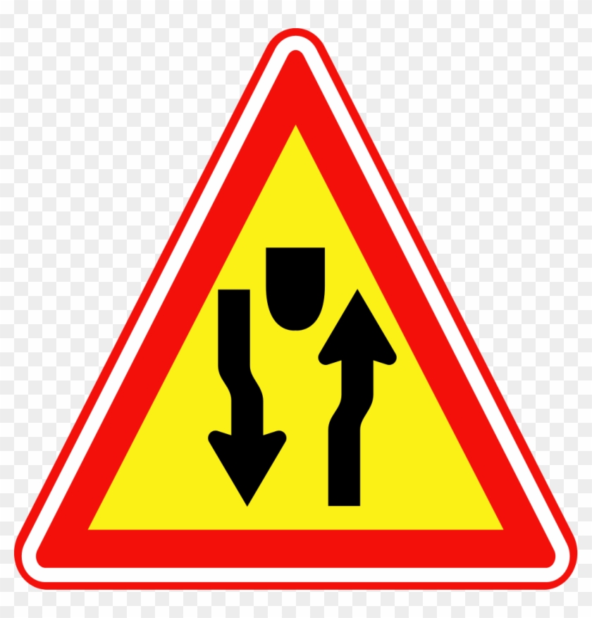 Korean Traffic Sign - Gambar Rambu Lalu Lintas Pertigaan #558181