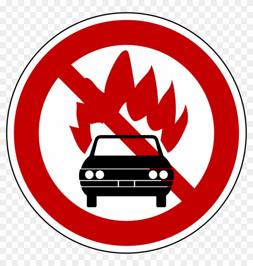 Car Prohibitory Traffic Sign Vehicle - Car Prohibitory Traffic Sign Vehicle #558194