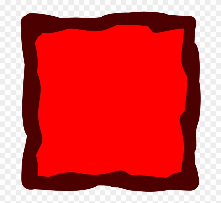 Red Square Clipart Photo Frame - Red Square Frame Png #558183