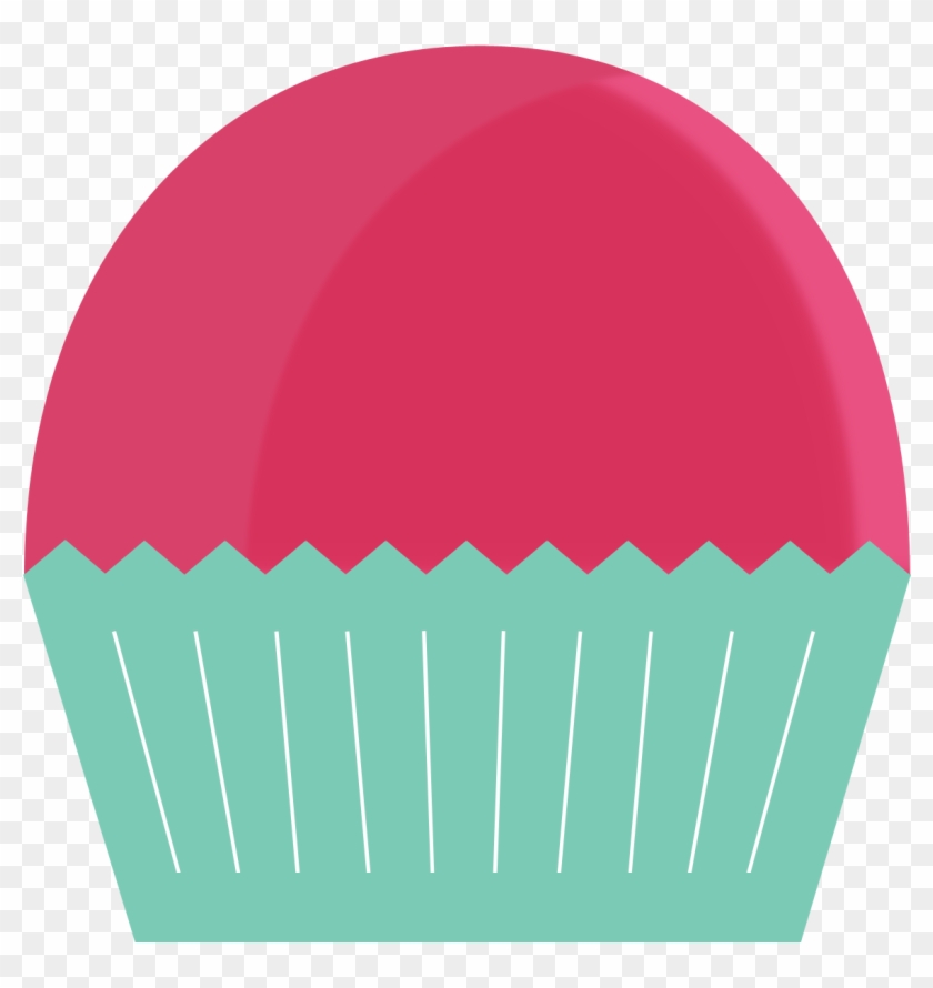 Cupcake Clipart Pink Blue - Illustration #558307