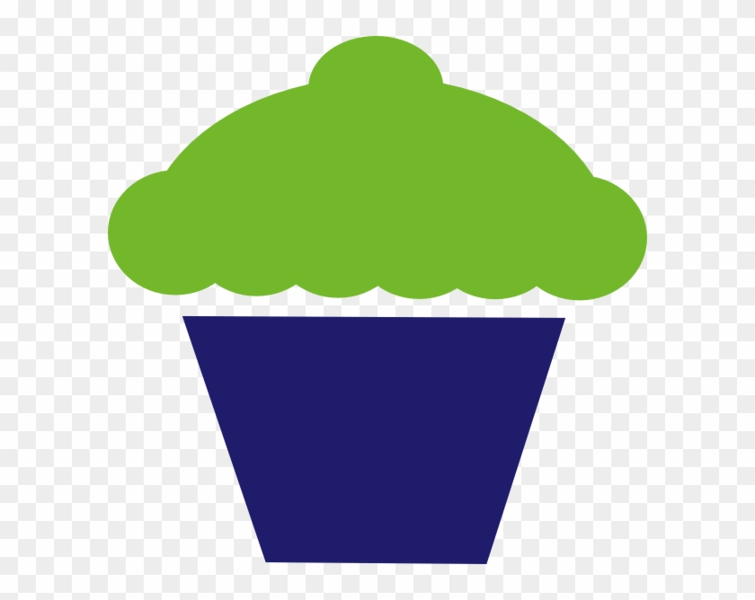 Blue And Green Cupcake #558339