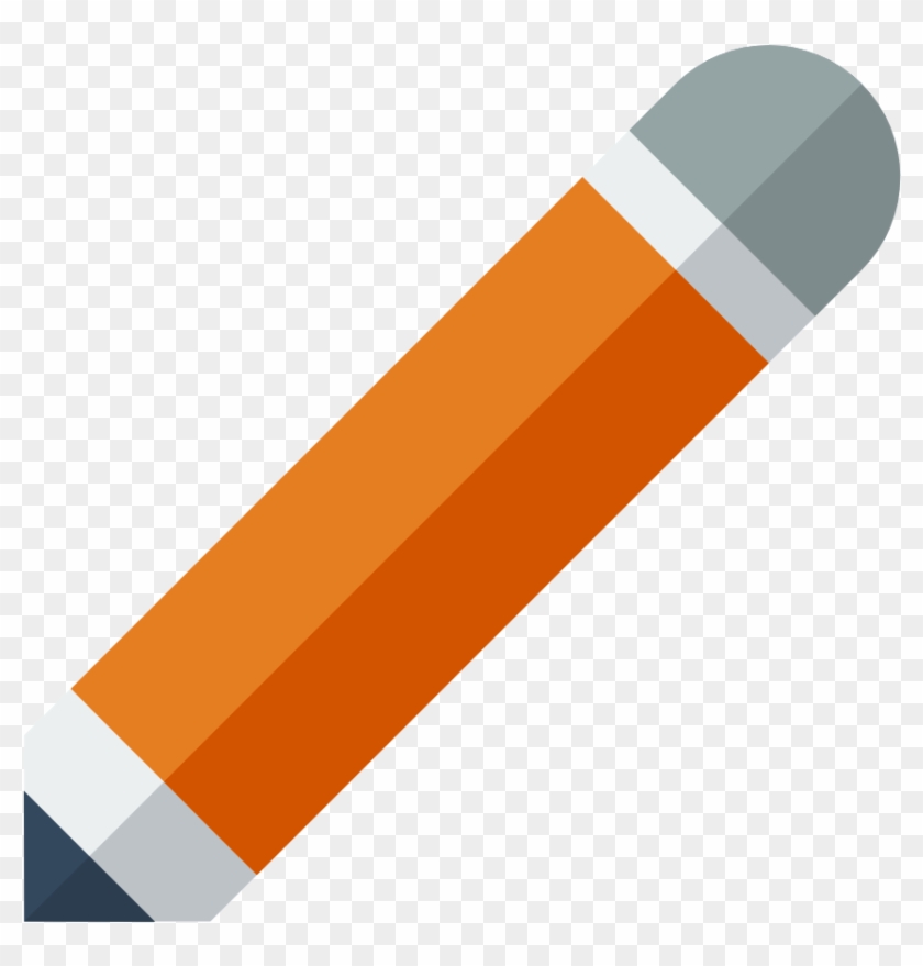 Pencil Icon, Modern Minimal Flat Design Style, Vector - Pencil Icon #558385