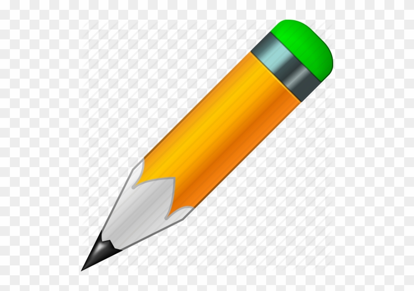 Create New Pencil Button - Edit Icon Png 3d #558407