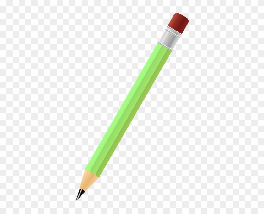 Black Pencil Light Green - Light Green Pencil #558424