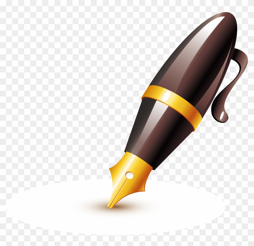 Paper Pencil Stationery - Pen Cartoon Png #558434