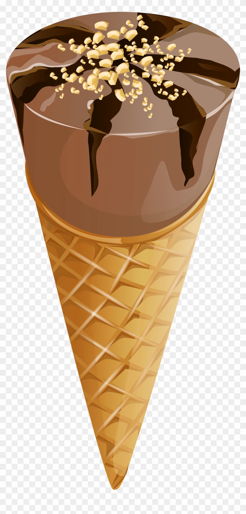 Chocolate Ice Cream Transparent Png Clip Art Image - Clip Art #558461