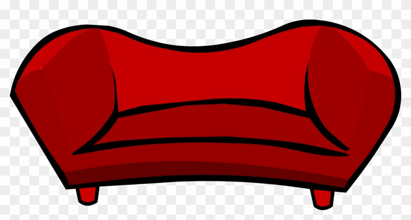 Image Red Plush Couch Icon Club Penguin Wiki - Image Red Plush Couch Icon Club Penguin Wiki #558549