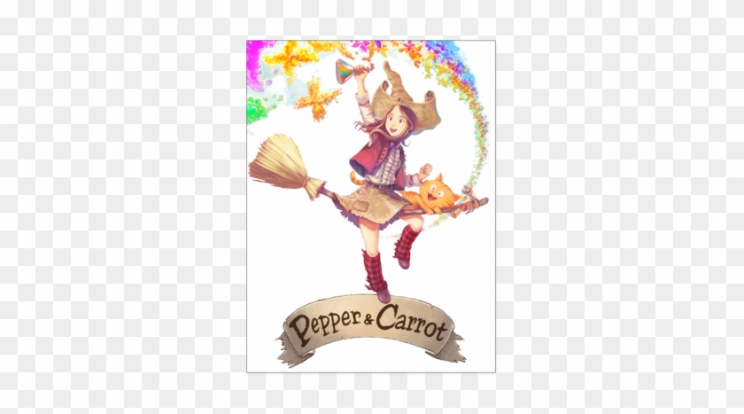 Pepper&carrot Butterfly Rainbow Poster - Pepper&carrot #558560