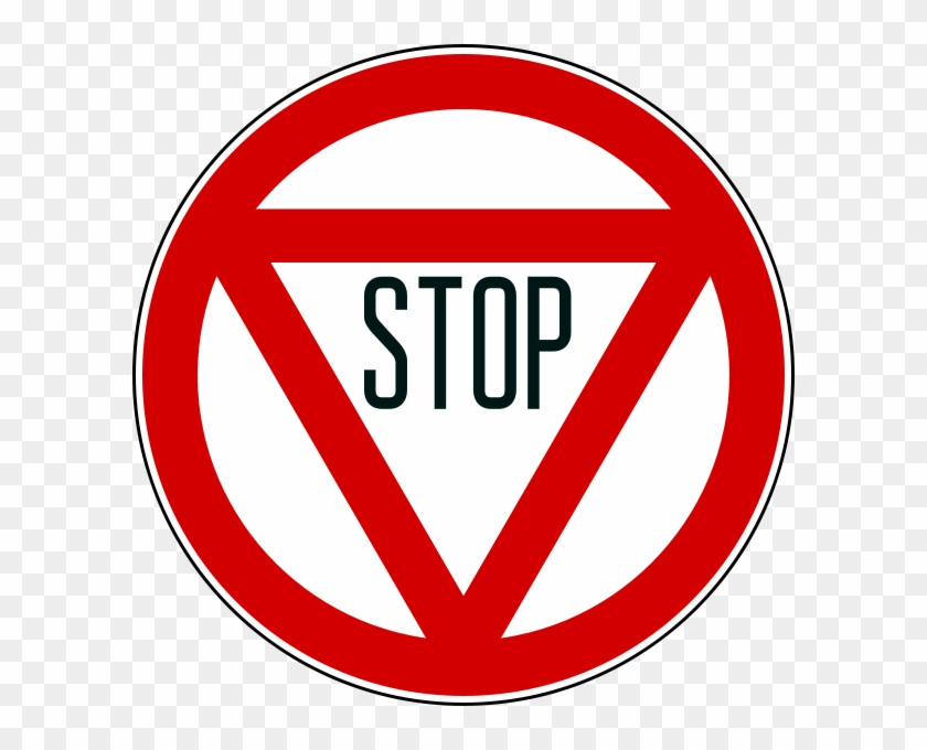 Italian Traffic Signs - Vecchio Segnale Di Stop #558561