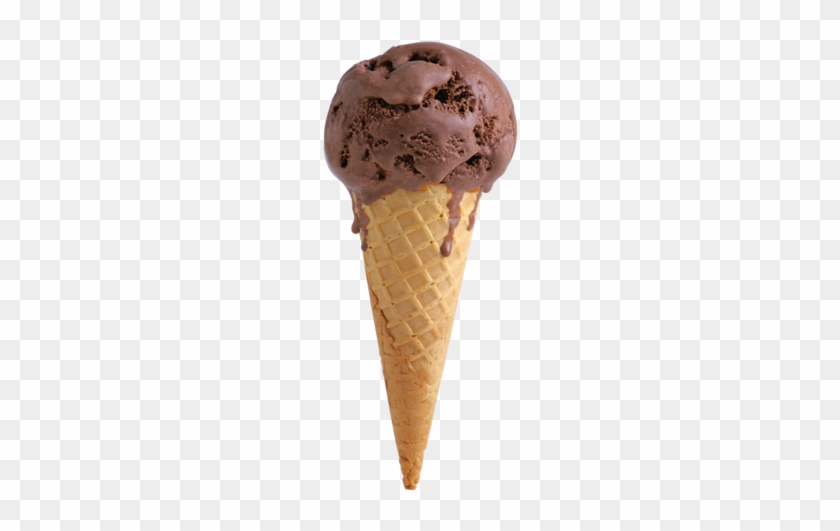 Transparent Chocolate Ice Cream Cone - Ice Cream Cone Transparent #558634