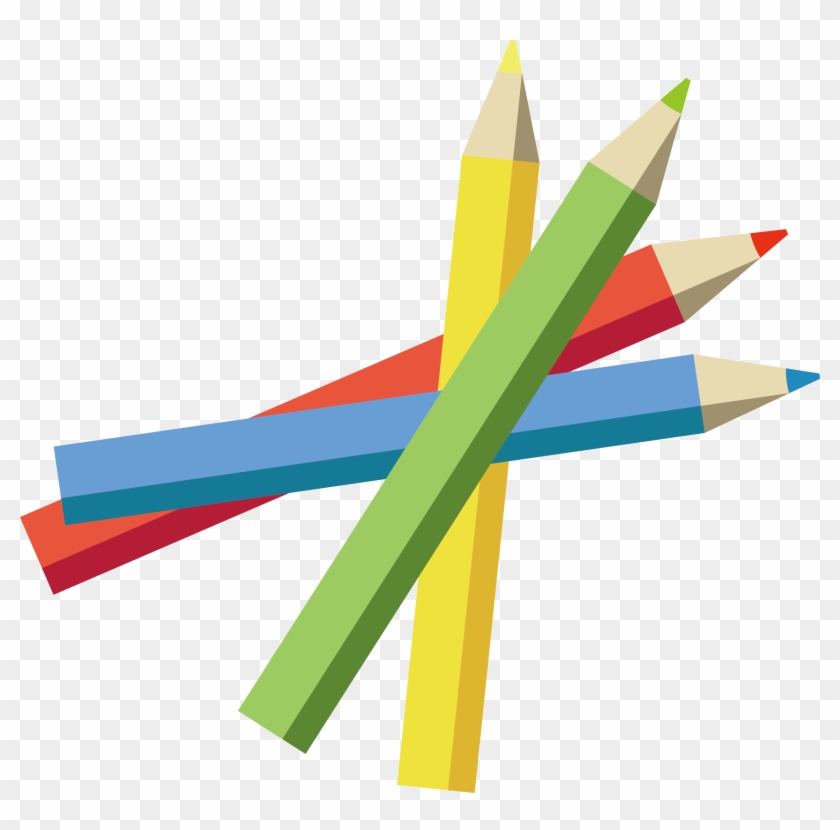 Colored Pencil - Pencil Vector - Color Pencil Vector Png #558651