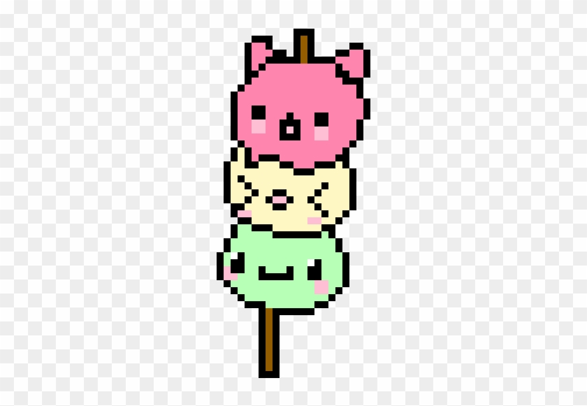 Cute Ice Cream - Cute Ice Cream Pixel Art #558730