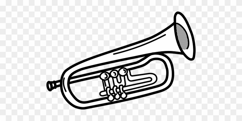Instrument Instruments Musical Trumpet Ins - Clip Art Trumpet #558787