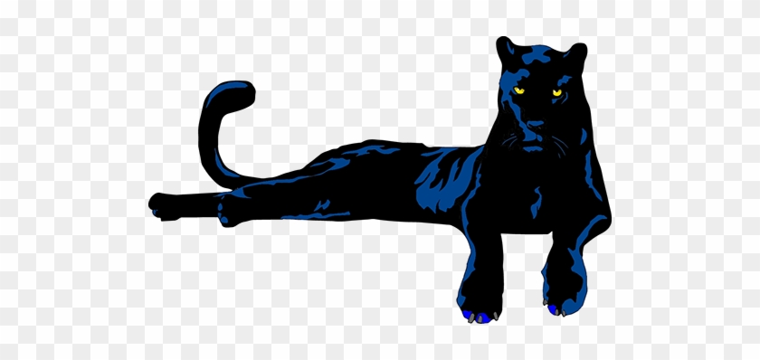 Related Panther Clipart Transparent - Laying Black Panther #558907