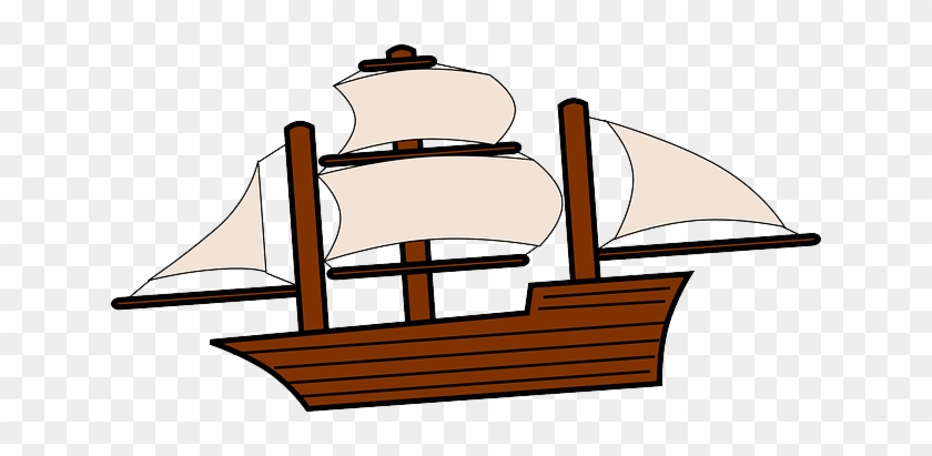 Sailing Ship Clipart Perahu - Greek Ship Clip Art #558913