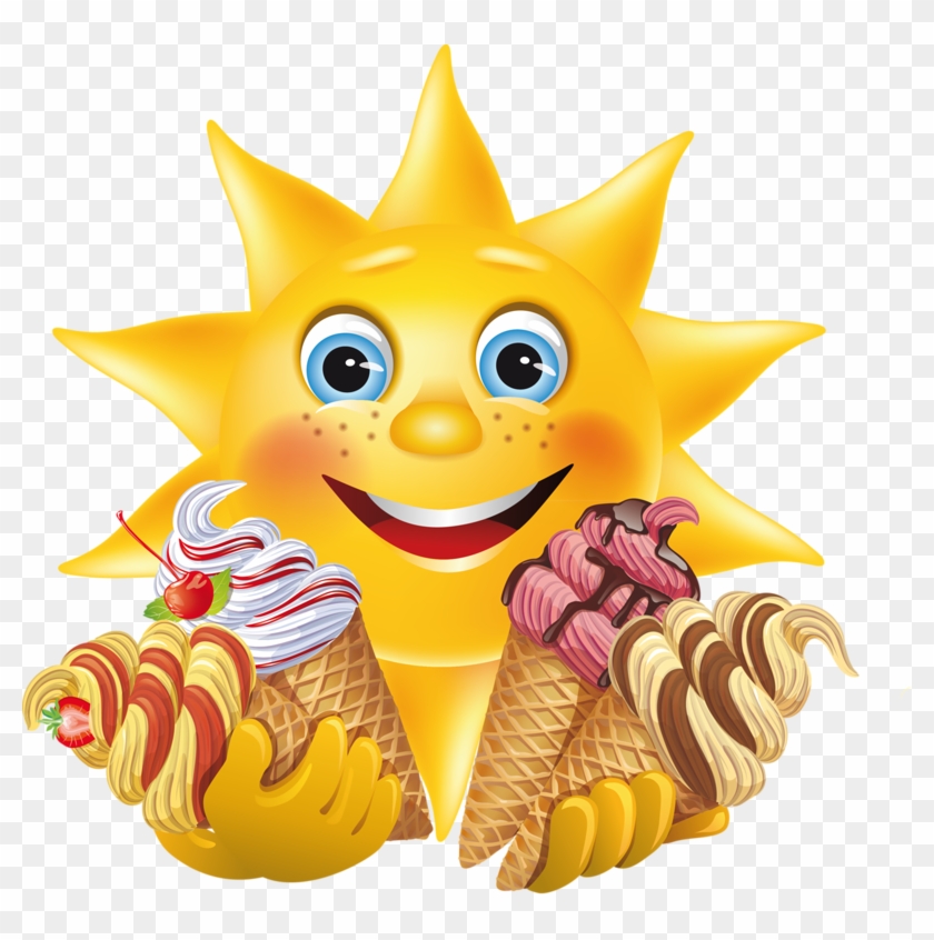 Smileys Clipart Ice Cream - Ice Cream Logo Vector #558956