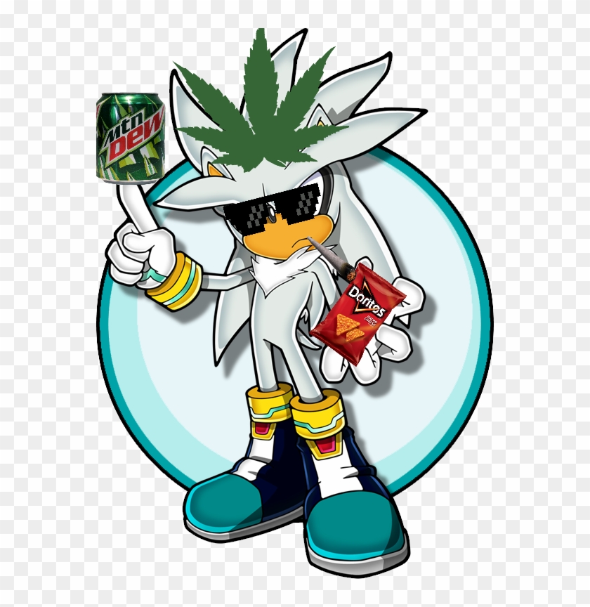 Mlg Silver The Hedgehog By Shulkkirby - Silver The Hedgehog #559100