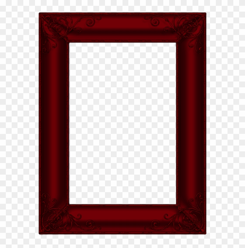 Dark Red, Clip Art, Moldings, Illustrations - Dark Red Picture Frames #559193