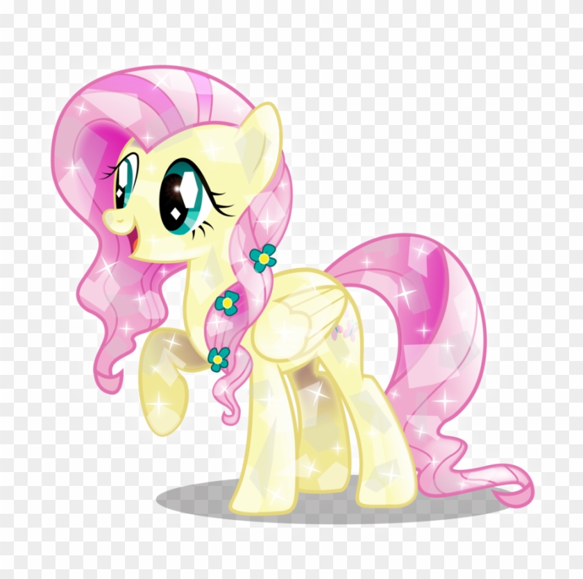 Crystal Fluttershy By Infinitewarlock - My Little Pony Crystal Fluttershy #559329