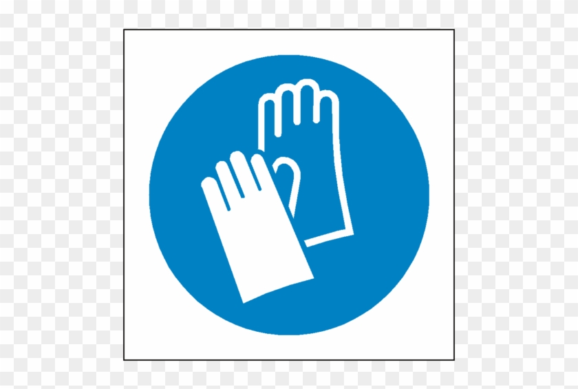 Wear Protective Gloves Symbol Sign - Wear Safety Gloves Sign #559379