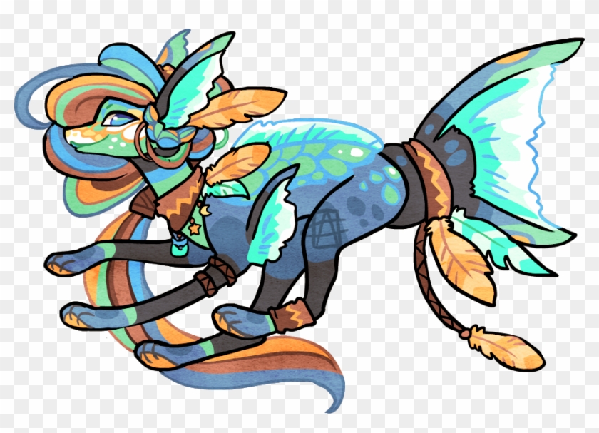 27f Parrot Fishy By Griffsnuff - Cartoon #559390