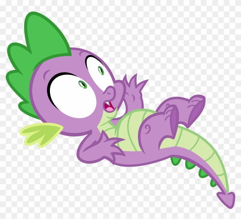 Spike Scared And Upside-down S4e03 - My Little Pony Spike Scared #559772