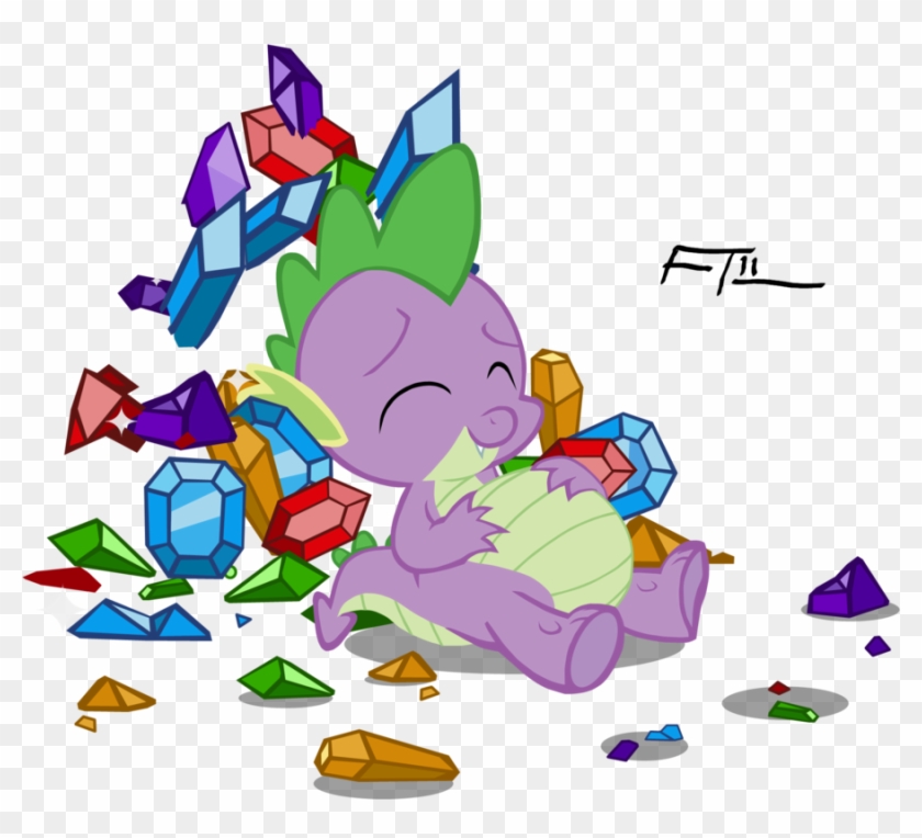 Remastered By Frankrt - Mlp Spike Eating Gems #559777