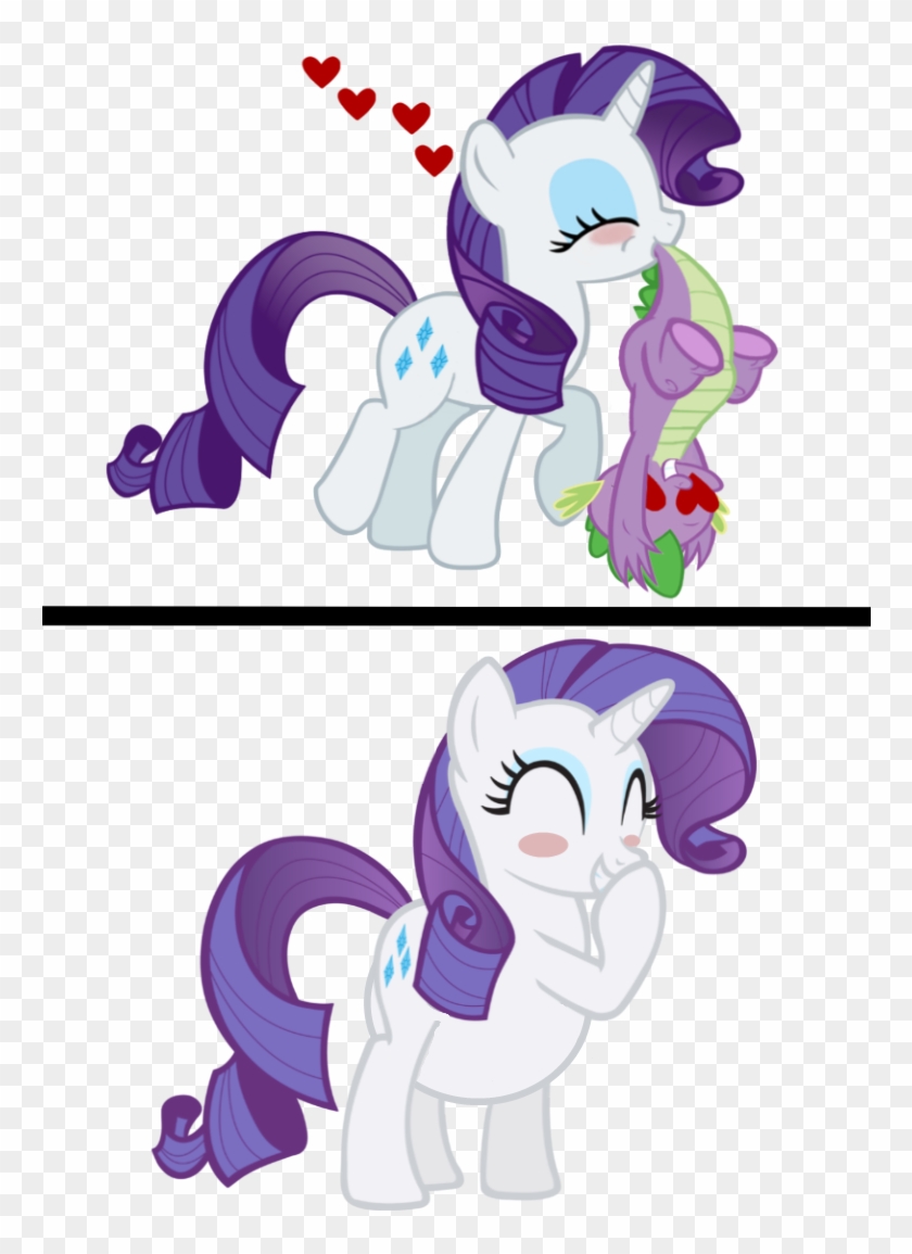 Rarity Eats Spike By Rarityvore - Rarity I Spike #559786