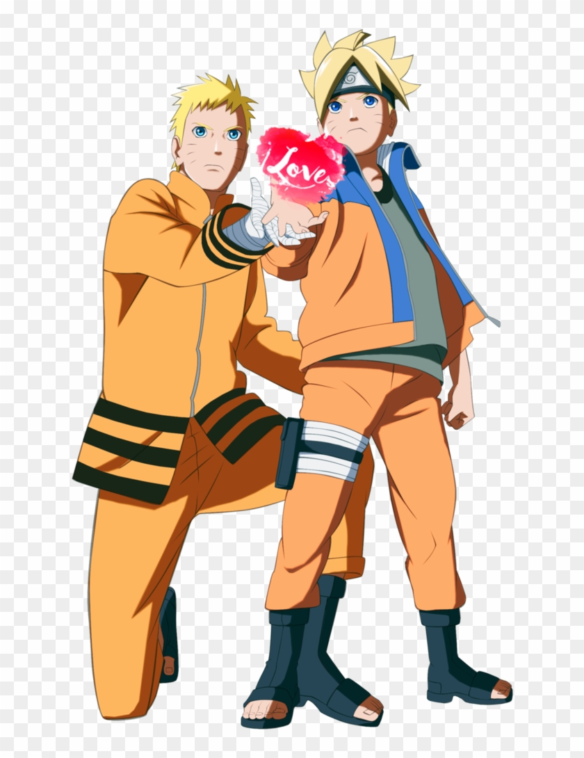 Naruto And Boruto Line Art Isn't Mine By Gevdano - Naruto And Boruto Png #559835