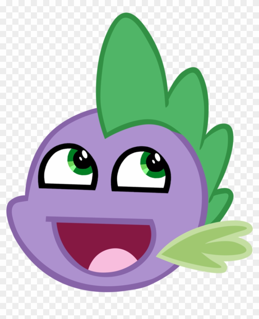 Spike - Pinkie Pie Awesome Face #559872