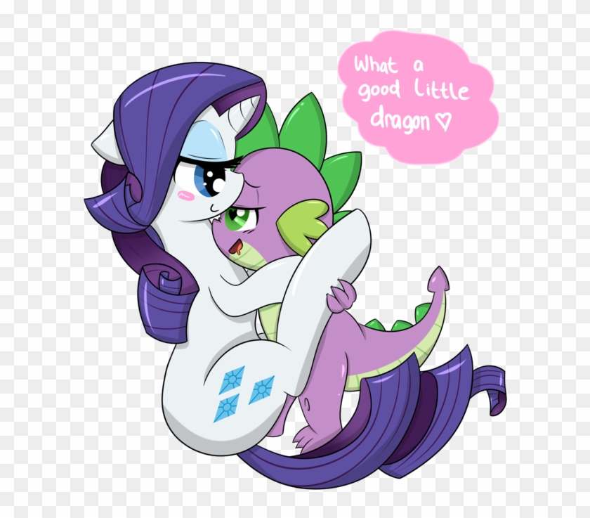 What A Good Little Dragon Rarity Spike Pony Pinkie - Cartoon #559911
