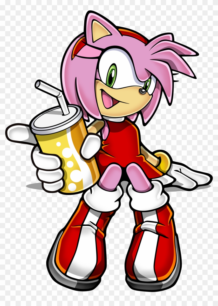 Sonic Art Assets Dvd - Amy Rose Official Art #559969